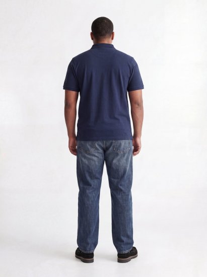 Jack & Jones Rush polokošile 2 ks černá/námořnická modrá - Polokošile - Polokošile 2XL-8XL - Trička s límečkem 2XL-8XL