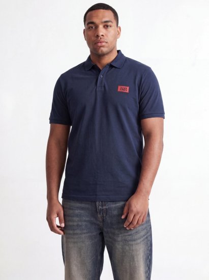 Jack & Jones Rush polokošile 2 ks černá/námořnická modrá - Polokošile - Polokošile 2XL-8XL - Trička s límečkem 2XL-8XL