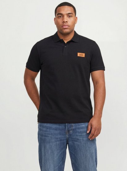 Jack & Jones Rush polokošile 2 ks černá/námořnická modrá - Polokošile - Polokošile 2XL-8XL - Trička s límečkem 2XL-8XL