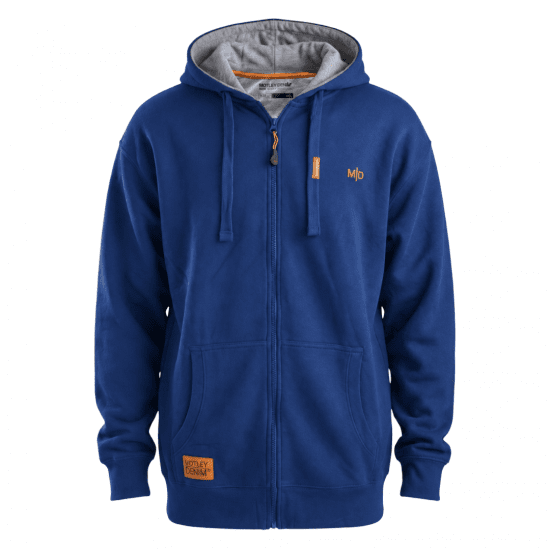 Motley Denim Copenhagen Hoodie Royal Blue - Mikiny & mikiny s kapucí - Mikiny & Mikiny s kapucí 2XL-12XL