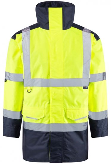 Leo Tawstock Warm Quilted Anorak Hi-Vis Yellow/Navy - Pracovní oděvy - Pracovní Oděvy 3XL-6XL