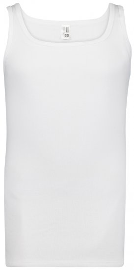 Adamo Royal Fine Ribbed Undershirt White - Spodní prádlo - Spodní Prádlo Nadměrné Velikosti 2XL-8XL