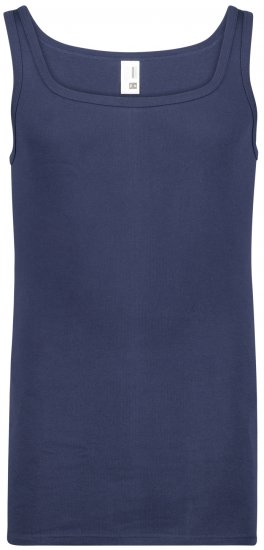 Adamo Royal Fine Ribbed Undershirt Navy - Spodní prádlo - Spodní Prádlo Nadměrné Velikosti 2XL-8XL