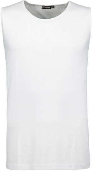 Adamo Rod Comfort Fit Tank Top White - Trička - Trička nadměrné velikosti - 2XL-14XL