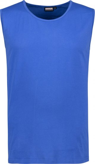 Adamo Rod Comfort Fit Tank Top Royal Blue - Trička - Trička nadměrné velikosti - 2XL-14XL