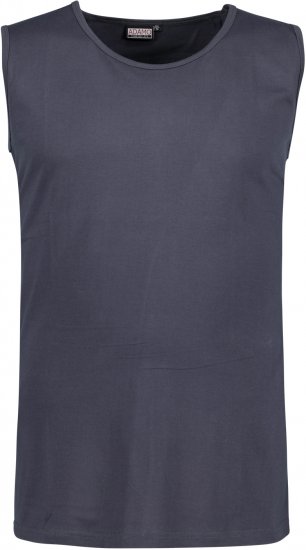 Adamo Rod Comfort Fit Tank Top Charcoal - Trička - Trička nadměrné velikosti - 2XL-14XL