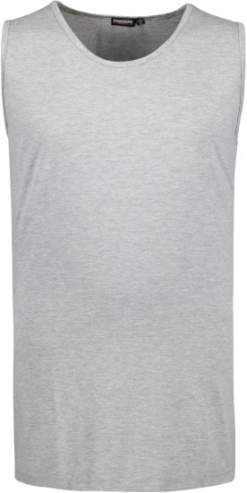 Adamo Rod Comfort Fit Tank Top Grey - Trička - Trička nadměrné velikosti - 2XL-14XL