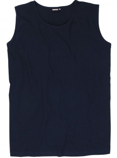 Adamo Rod Comfort Fit Tank Top Navy - Trička - Trička nadměrné velikosti - 2XL-14XL