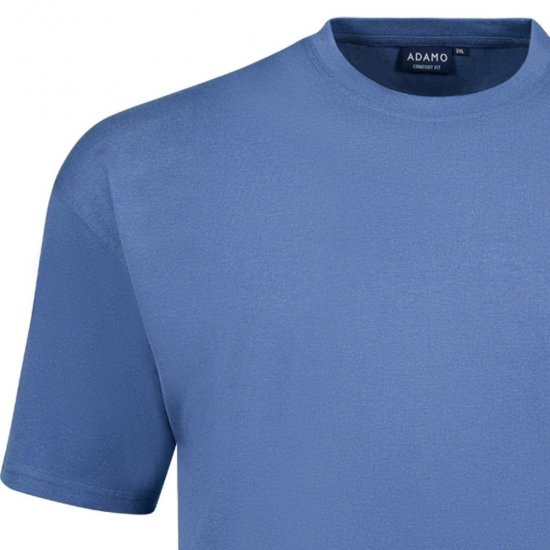 Adamo 129420 Tričko 2 ks Denimová modrá - Trička - Trička nadměrné velikosti - 2XL-14XL