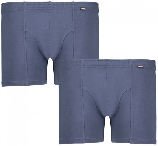 Adamo Jack Boxer shorts 2-pack Denim Blue - Spodní prádlo - Spodní Prádlo Nadměrné Velikosti 2XL-8XL