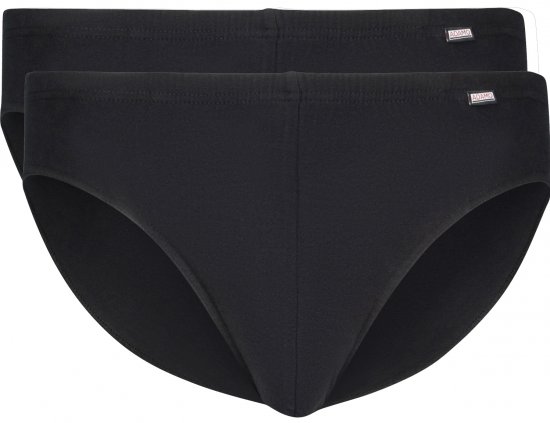 Adamo Jones Briefs 2-pack Black - Spodní prádlo - Spodní Prádlo Nadměrné Velikosti 2XL-8XL