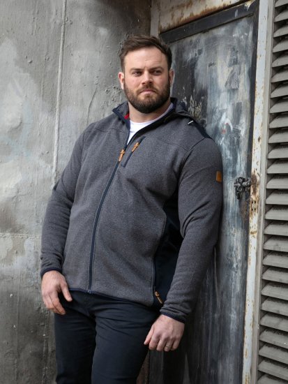 D555 Conrad Detachable Hood Bonded Fleece Zip Through Hoody Námořnická modrá - Mikiny & mikiny s kapucí - Mikiny & Mikiny s kapucí 2XL-12XL