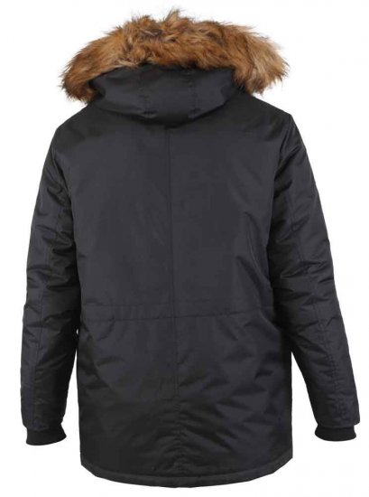 D555 Lovett Parka Black - Bundy - Bundy Nadměrné Velikosti - 2XL-8XL