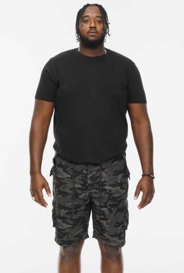 D555 ZAVIER Camo Cotton Cargo Shorts - Šortky - Šortky Nadměrné Velikosti W40-W60