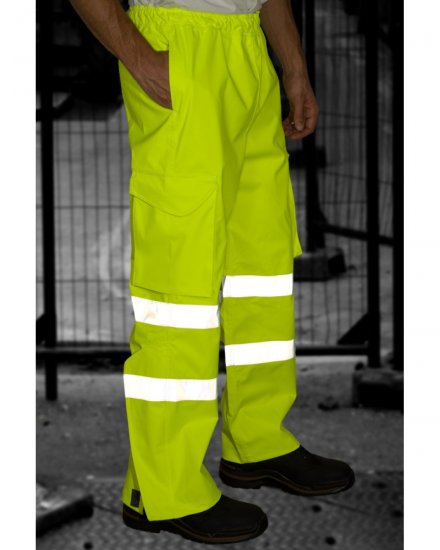 Leo Appledore Cargo Rain pants Hi-Vis Yellow - Pracovní oděvy - Pracovní Oděvy 3XL-6XL