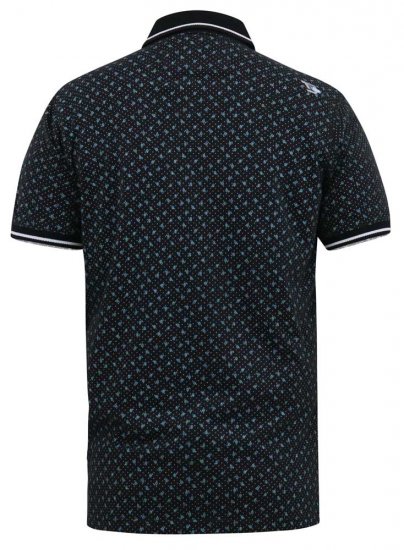 D555 WILSON AO Printed Polo Shirt Black - Polokošile - Polokošile 2XL-8XL - Trička s límečkem 2XL-8XL