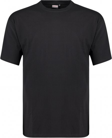 Adamo Bud Regular fit Heavy weight T-shirt Black - Trička - Trička nadměrné velikosti - 2XL-14XL