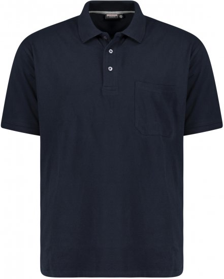 Adamo Klaas Regular fit Polo Shirt with Pocket Navy - Polokošile - Polokošile 2XL-8XL - Trička s límečkem 2XL-8XL