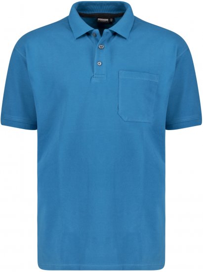 Adamo Klaas Regular fit Polo Shirt with Pocket Petrol - Polokošile - Polokošile 2XL-8XL - Trička s límečkem 2XL-8XL