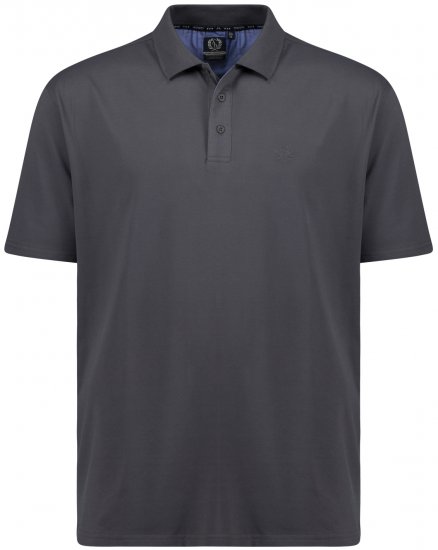 Adamo Picco Technical Sports Polo Charcoal - Sportovní oblečení - Sportovní Oblečení 2XL-10XL