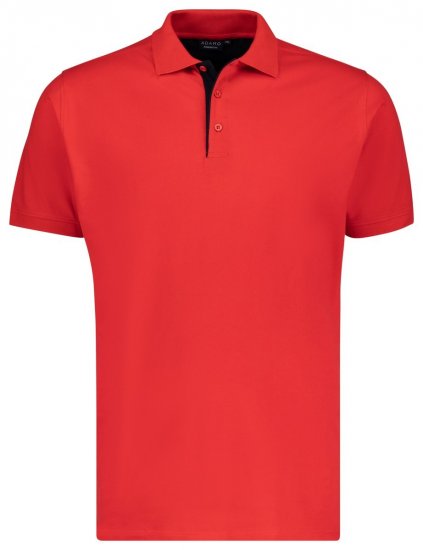 Adamo 139401 Polokošile Červená - Polokošile - Polokošile 2XL-8XL - Trička s límečkem 2XL-8XL