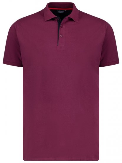 Adamo 139401 Polokošile Bordó - Polokošile - Polokošile 2XL-8XL - Trička s límečkem 2XL-8XL