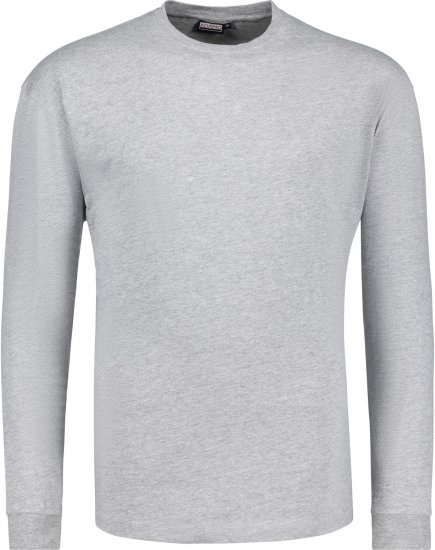 Adamo Floyd Comfort fit Long sleeve T-shirt Grey - Trička - Trička nadměrné velikosti - 2XL-14XL