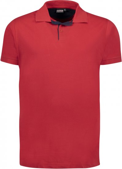 Adamo Pablo Comfort fit Polo Shirt Red - Polokošile - Polokošile 2XL-8XL - Trička s límečkem 2XL-8XL