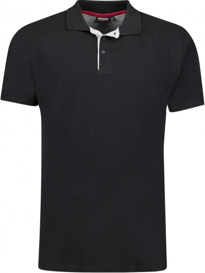 Adamo Pablo Comfort fit Polo Shirt Black - Polokošile - Polokošile 2XL-8XL - Trička s límečkem 2XL-8XL