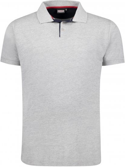Adamo Pablo Comfort fit Polo Shirt Grey - Polokošile - Polokošile 2XL-8XL - Trička s límečkem 2XL-8XL