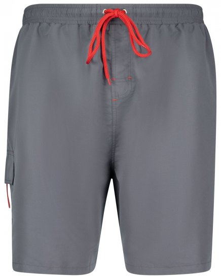 Adamo 141230 Plavecké kraťasy Tmavě šedá - Spodní prádlo - Spodní Prádlo Nadměrné Velikosti 2XL-8XL