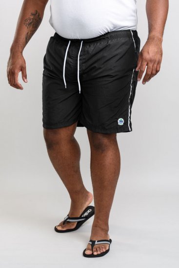 D555 Yarrow Swimshorts Black - Spodní prádlo - Spodní Prádlo Nadměrné Velikosti 2XL-8XL