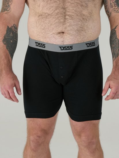 Duke Driver Boxershorts Black, Grey, Navy 3-Pack - Spodní prádlo - Spodní Prádlo Nadměrné Velikosti 2XL-8XL