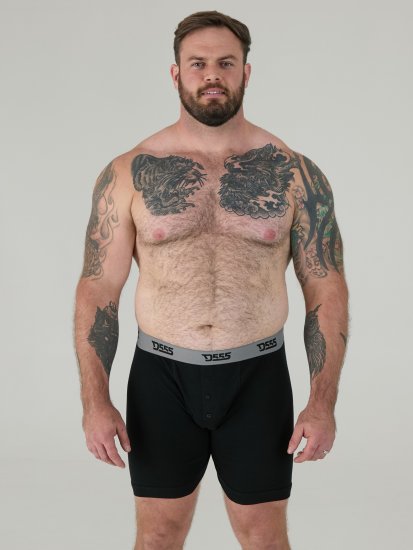 Duke Driver Boxershorts Black, Grey, Navy 3-Pack - Spodní prádlo - Spodní Prádlo Nadměrné Velikosti 2XL-8XL