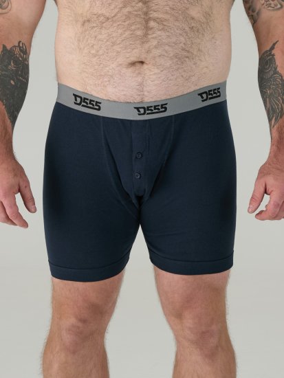 Duke Driver Boxershorts Black, Grey, Navy 3-Pack - Spodní prádlo - Spodní Prádlo Nadměrné Velikosti 2XL-8XL