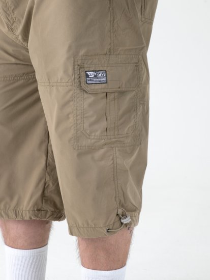 D555 Mason Cargo Shorts Sand - Šortky - Šortky Nadměrné Velikosti W40-W60