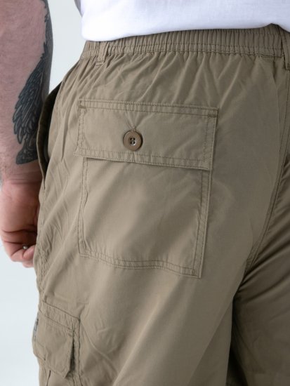 D555 Mason Cargo Shorts Sand - Šortky - Šortky Nadměrné Velikosti W40-W60