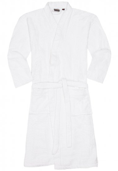 Adamo Joey Bathrobe White - Spodní prádlo - Spodní Prádlo Nadměrné Velikosti 2XL-8XL