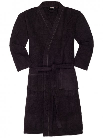 Adamo Joey Bathrobe Black - Spodní prádlo - Spodní Prádlo Nadměrné Velikosti 2XL-8XL