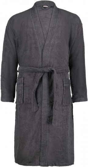 Adamo Joey Bathrobe Charcoal - Spodní prádlo - Spodní Prádlo Nadměrné Velikosti 2XL-8XL
