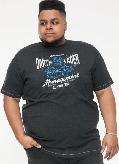 D555 SOLO Official Star Wars Management Consulting Printed T-Shirt Black Reno - Trička - Trička nadměrné velikosti - 2XL-14XL