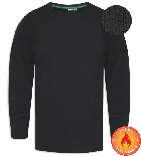D555 Exeter Thermal Long Sleeve T-Shirt - Spodní prádlo - Spodní Prádlo Nadměrné Velikosti 2XL-8XL