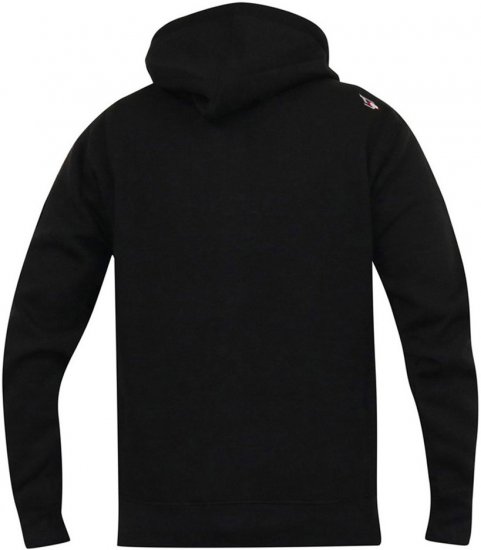 D555 LINGARD Full Zip Hoody With Original Chest Print Black - Mikiny & mikiny s kapucí - Mikiny & Mikiny s kapucí 2XL-12XL