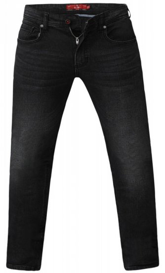 D555 Benson Tapered Fit Stretch Jeans Stonewash TALL SIZES - PÁNSKÉ OBLEČENÍ MT-6XLT - TALL-velikosti