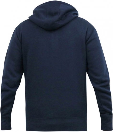 D555 GABRIEL Couture Zip Through Hoody With Reversible Zips Navy - Mikiny & mikiny s kapucí - Mikiny & Mikiny s kapucí 2XL-12XL