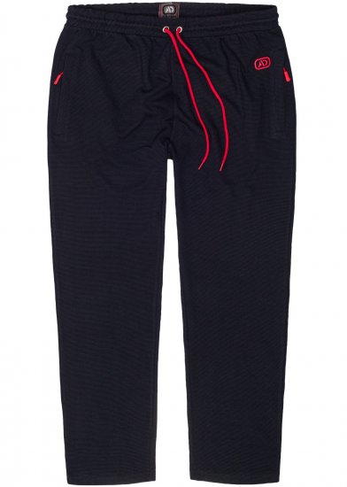 Adamo Matteo Ottoman Sweatpants Navy - Tepláky & kraťasy - Tepláky a Teplákové Kraťasy 2XL-12XL