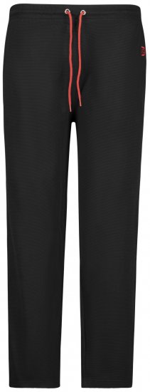 Adamo Matteo Ottoman Sweatpants Black - Tepláky & kraťasy - Tepláky a Teplákové Kraťasy 2XL-12XL
