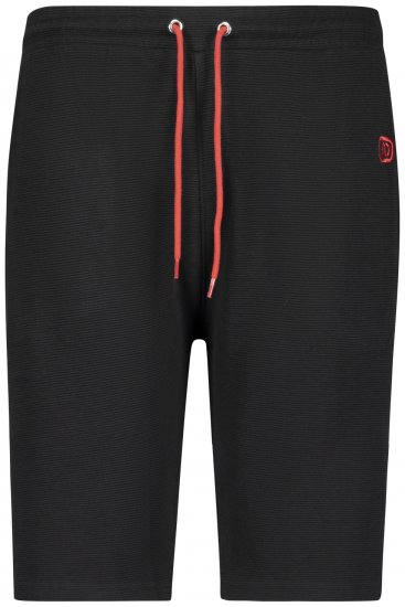 Adamo Marcel Ottoman Sweatshorts Black - Tepláky & kraťasy - Tepláky a Teplákové Kraťasy 2XL-12XL