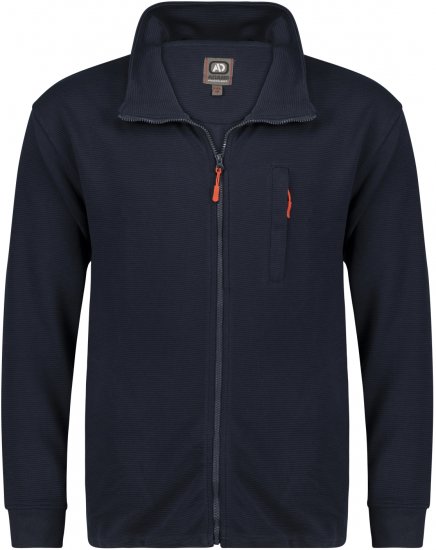 Adamo Max Ottoman Sweatshirt Navy - Mikiny & mikiny s kapucí - Mikiny & Mikiny s kapucí 2XL-12XL