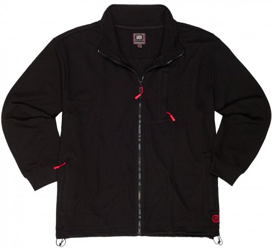 Adamo Max Ottoman Sweatshirt Black - Mikiny & mikiny s kapucí - Mikiny & Mikiny s kapucí 2XL-12XL